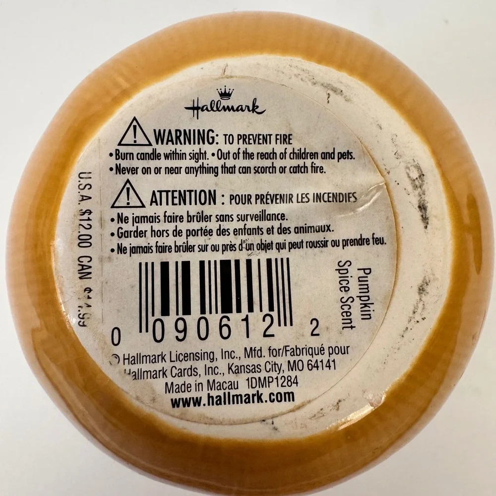 Hallmark Acorn Candle Small 4.5